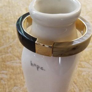 Michael Kors Clasp Bracelet Gold and Topaz